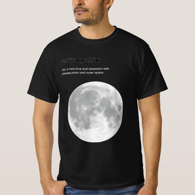Diagnostiserad med Astrophilia T Shirt (Framsida)