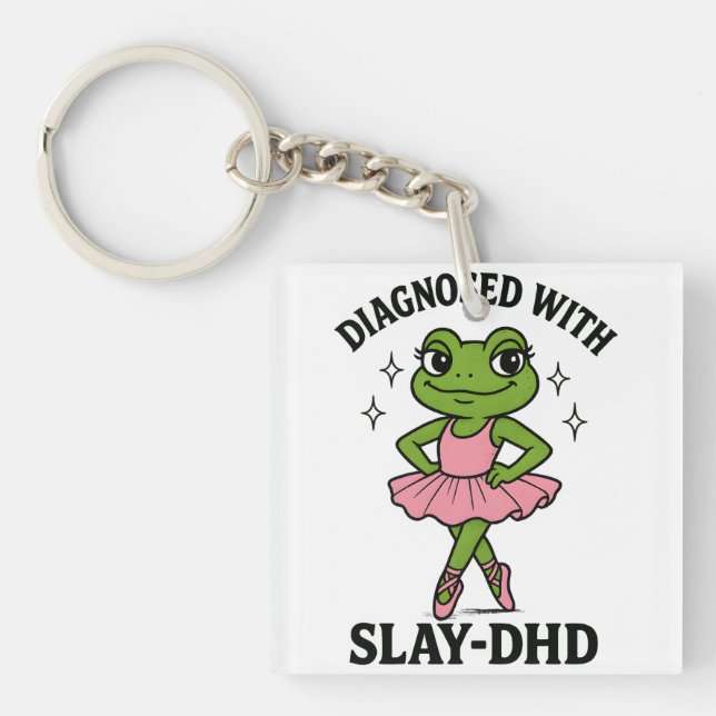 Diagnostiserad Slay-DHD Groda Ballerina ADHD (Framsidan)