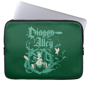 DIAGON ALLEY™ Vintage Graphic Laptop Fodral