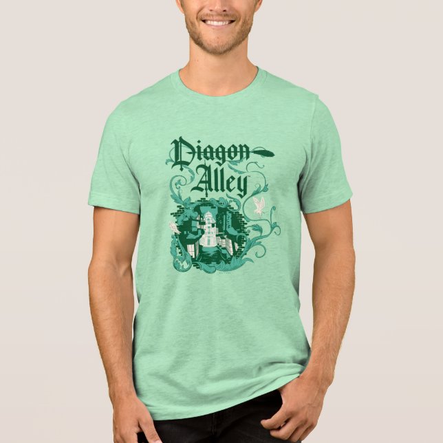 DIAGON ALLEY™ Vintage Graphic T Shirt (Framsida)