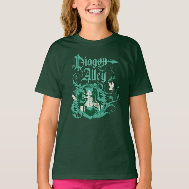 DIAGON ALLEY™ Vintage Graphic T Shirt (Framsida)