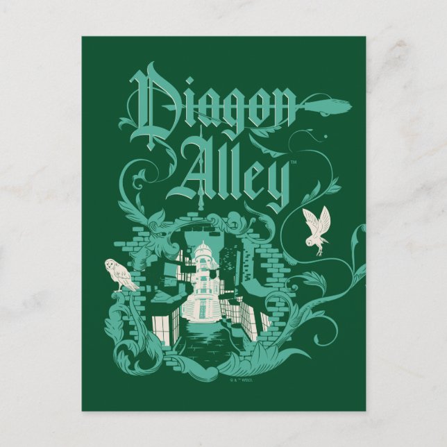 DIAGON ALLEY™ Vintagegrafik Vykort (Framsida)