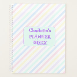 Diagonal Candy Rand Pastel Rainbow Färg År