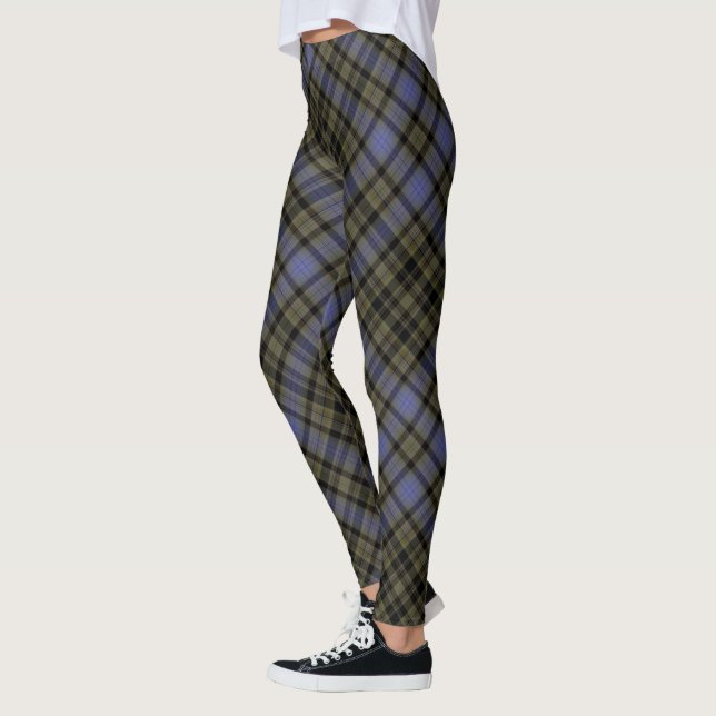 Diagonal för pläd för Tartan för Leggings (Vänster)