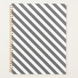 Diagonal gray and white stripes pattern