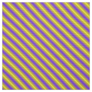 Diagonal gult och blå rand tyg