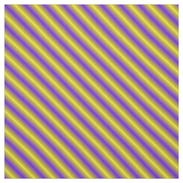 Diagonal gult och blå rand tyg (Provkarta)