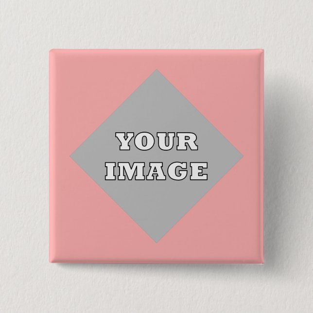 Diagonal kvadratisk foto Gräns Knapp (Framsida)