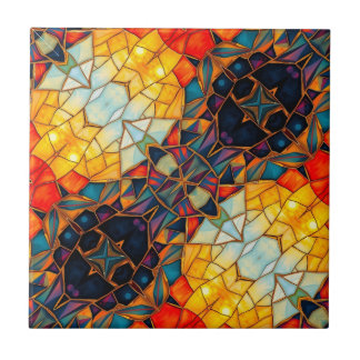 Diagonal Lila Kakelplatta