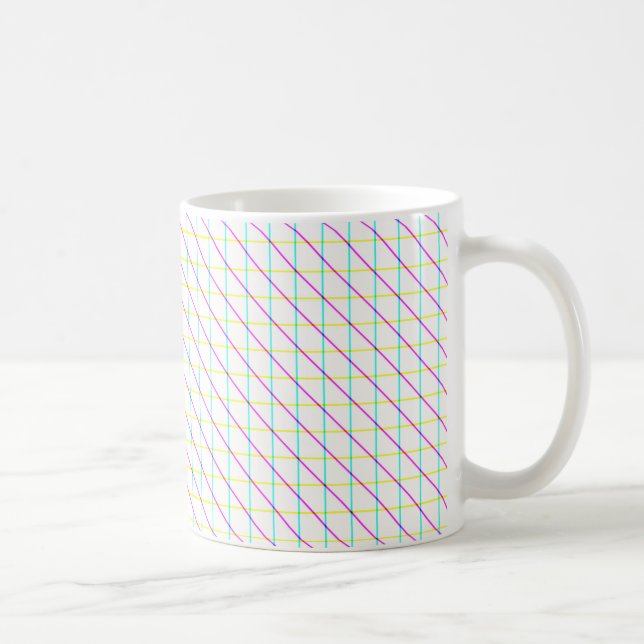 Diagonal Linjer Kaffemugg (Höger)