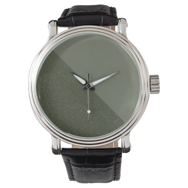 Diagonal Moss Dual Tone-Anpassningsbar eWatch Watc Armbandsur (Framsida)