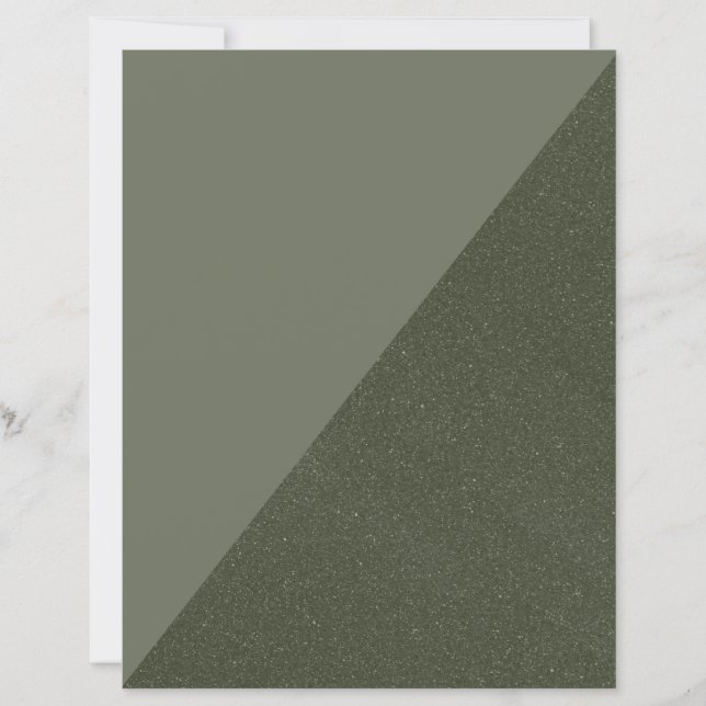 Diagonal Mossgrön Texturerat Papper (Framsida)