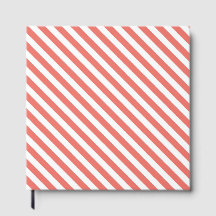 Diagonal pattern of pink and white stripes