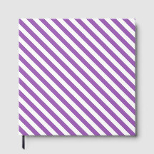 Diagonal purple and white stripes pattern