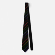 Diagonal Rainbow Thin Rand Black