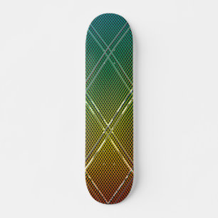 Diagonal rand-bakgrund 11 mini skateboard bräda 18,5 cm