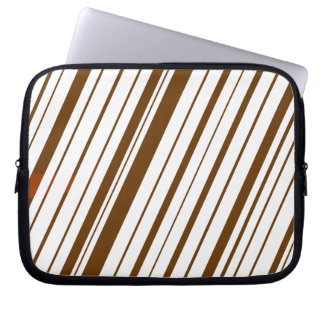 Diagonal Rand ~ Brown Laptop Sleeve