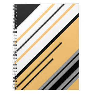 Diagonal rand-design anteckningsbok
