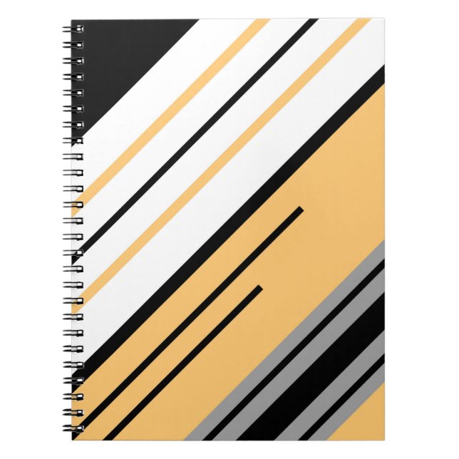 Diagonal rand-design anteckningsbok (Framsidan)