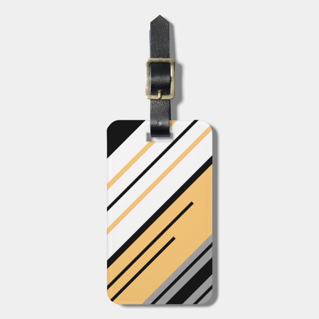 Diagonal rand-design bagagebricka (Vertikal Framsida)