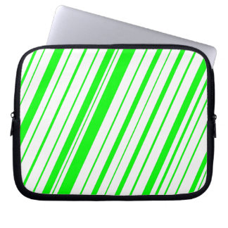 Diagonal Rand ~ Lime Laptop Fodral