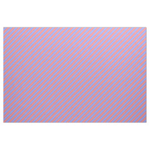 Diagonal Rand Mönster (rosa och lila) Tyg