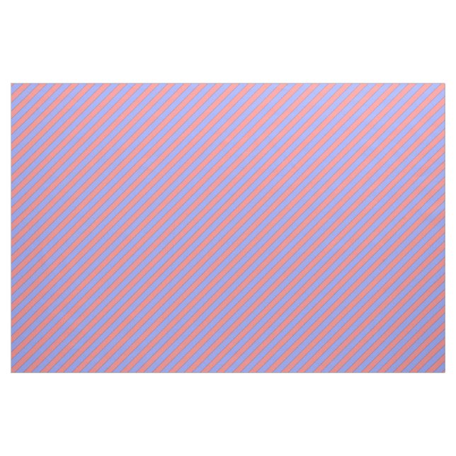 Diagonal Rand Mönster (rosa och lila) Tyg (Fat Quarter)