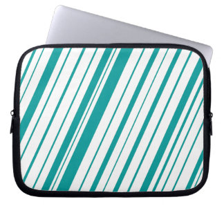 Diagonal Rand ~ Teal Laptop Sleeve