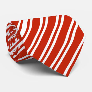 Diagonal Red and White Stripe Slips