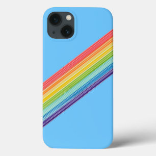 Diagonal regnbåge rand Fodral-Mate iphone case