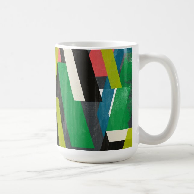 Diagonal Slipstream Mönster Kaffemugg (Höger)
