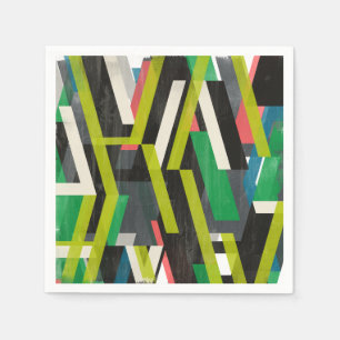 Diagonal Slipstream Mönster Pappersservett