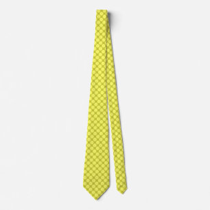 Diagonal Spots - Light Gult on Banana Gult Nec Slips