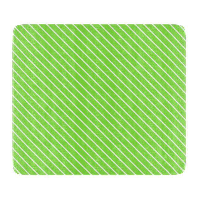 Diagonal streck - kalkgrönt och vitt (Framsidan)