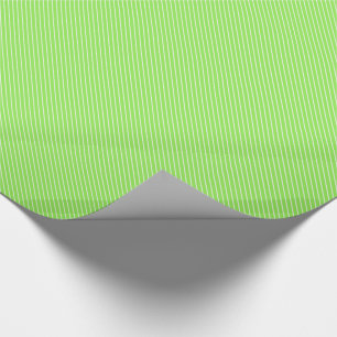 Diagonal streck - kalkgrönt och vitt presentpapper