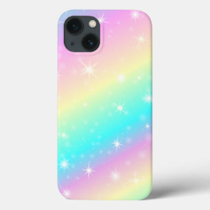 Diagonal Unicorn Pastel Rainbow Färg