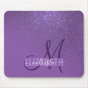 Diagonal Violet Lila Glitter Gradient Ombre Musmatta