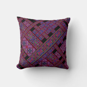 Diagonal Violett Aurora Kudd Kudde