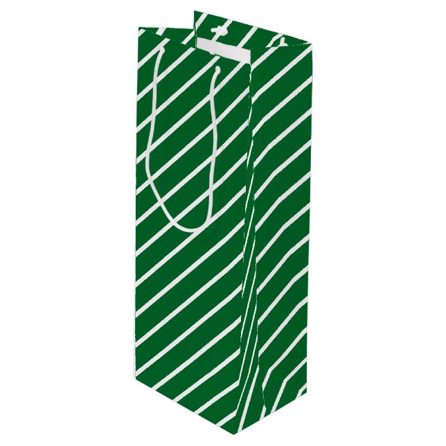 Diagonal vit Rand med enkel Chic på Grönten (Framsidan Vinklad)