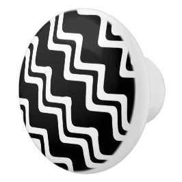 Diagonal Zig Zag Mönster med dubbla Färgader Knopp