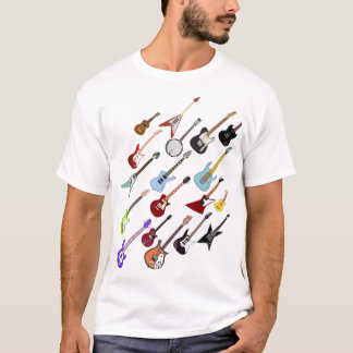 Diagonala gitarrer 2 t shirt