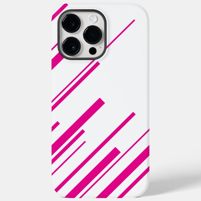 Diagonaler i Magenta och vitt (Baksida)