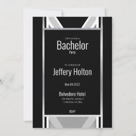 Diagonalsvart, grått, metallstripe spara te spara datumet