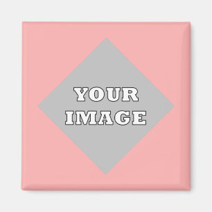 Diagonalt fyrkantigt fotoram-magnet magnet