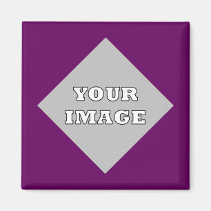 Diagonalt fyrkantigt fotoram-magnet magnet