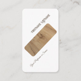 Diagonalt minsta trädesigner stil insida visitkort