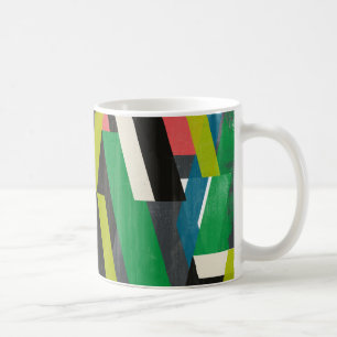 Diagonalt Slipstream Mönster Kaffemugg