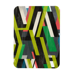 Diagonalt Slipstream Mönster Magnet