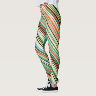 Diagonalt strimlade flerskiktsförband med flera Fä Leggings