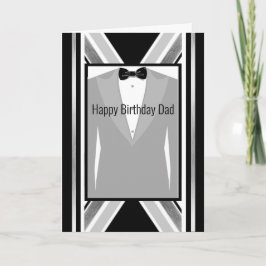 Diagonalt svart, grått, metalltvärstrimlat kort